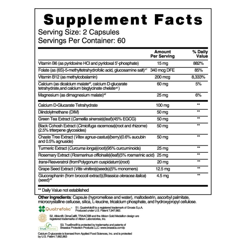 Femtone Supplement Facts