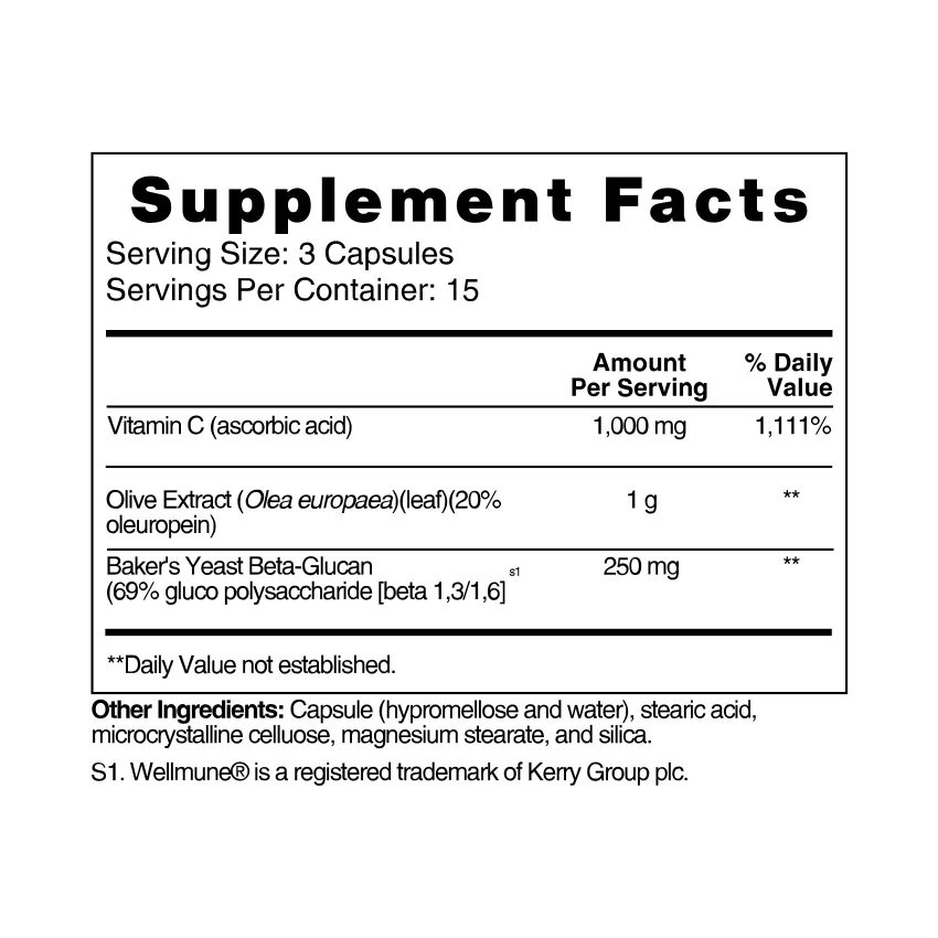 ImmunoBoost Supplement Facts